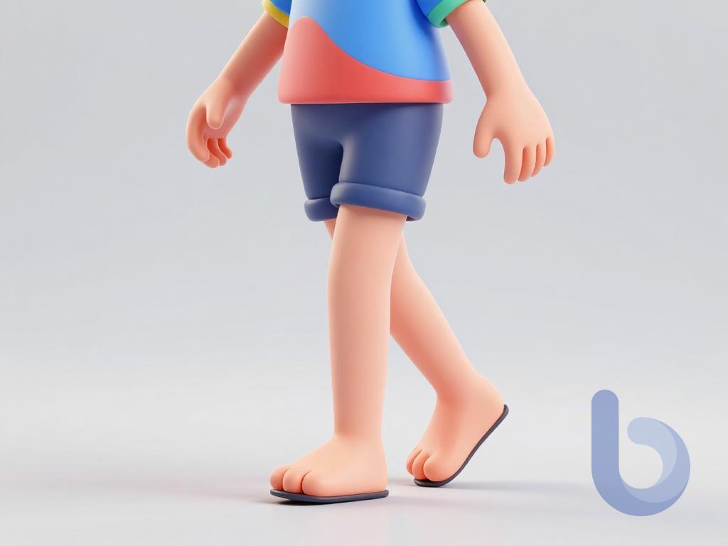 tiptoe